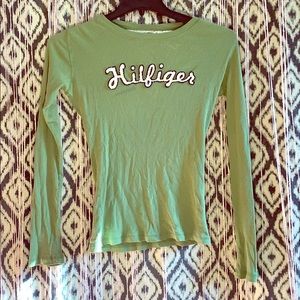 Green Hilfiger long sleeve 💞